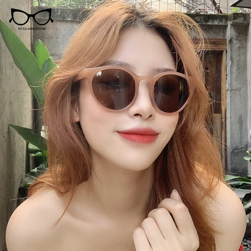 2024 New Retro Small Frame Elliptic Sunglasses Women's Brand Designer Fashion Sun Glasses Women's Outdoor Eyewear UV400