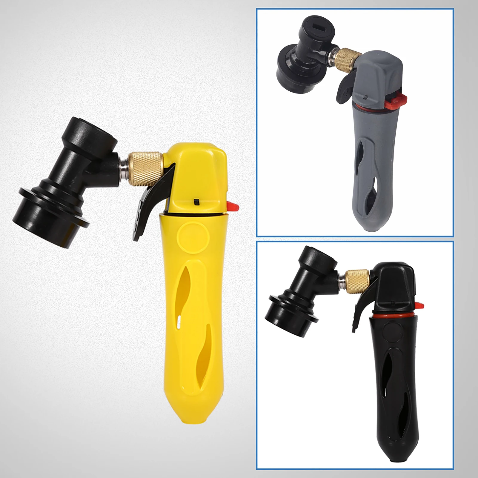 Portable Keg Charger CO2 Injector Draft Beer Dispenser Ball Lock for Homebrew Soda Valve CO2 Keg Charger