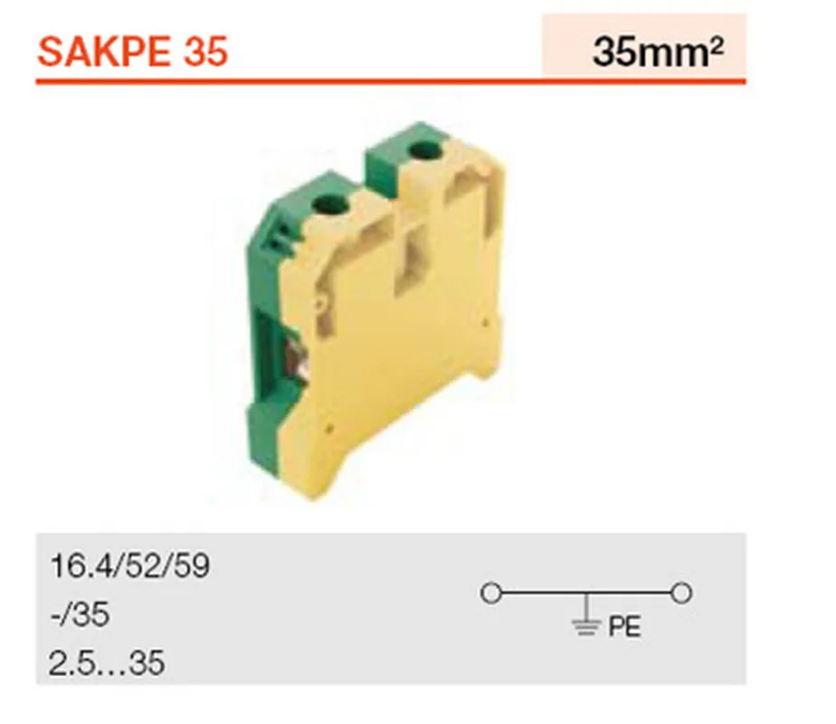 

10 шт. терминал SAKPE35 1257020000