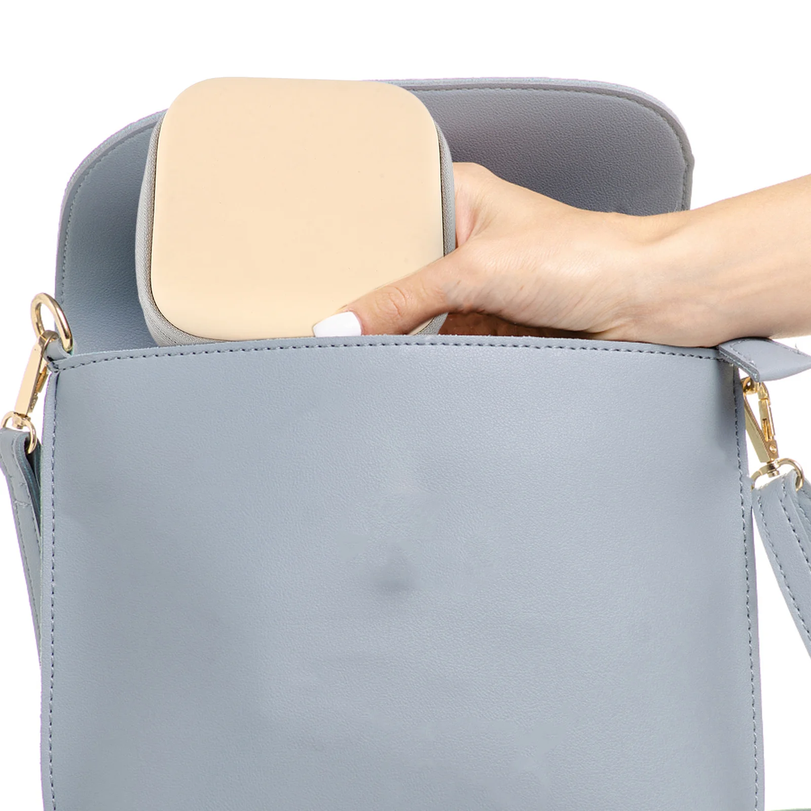 

Compact Foldable Eyeglasses Case with Earbud Organizer Durable Travel Sunglass Protector Stylish Accessory for Men Women