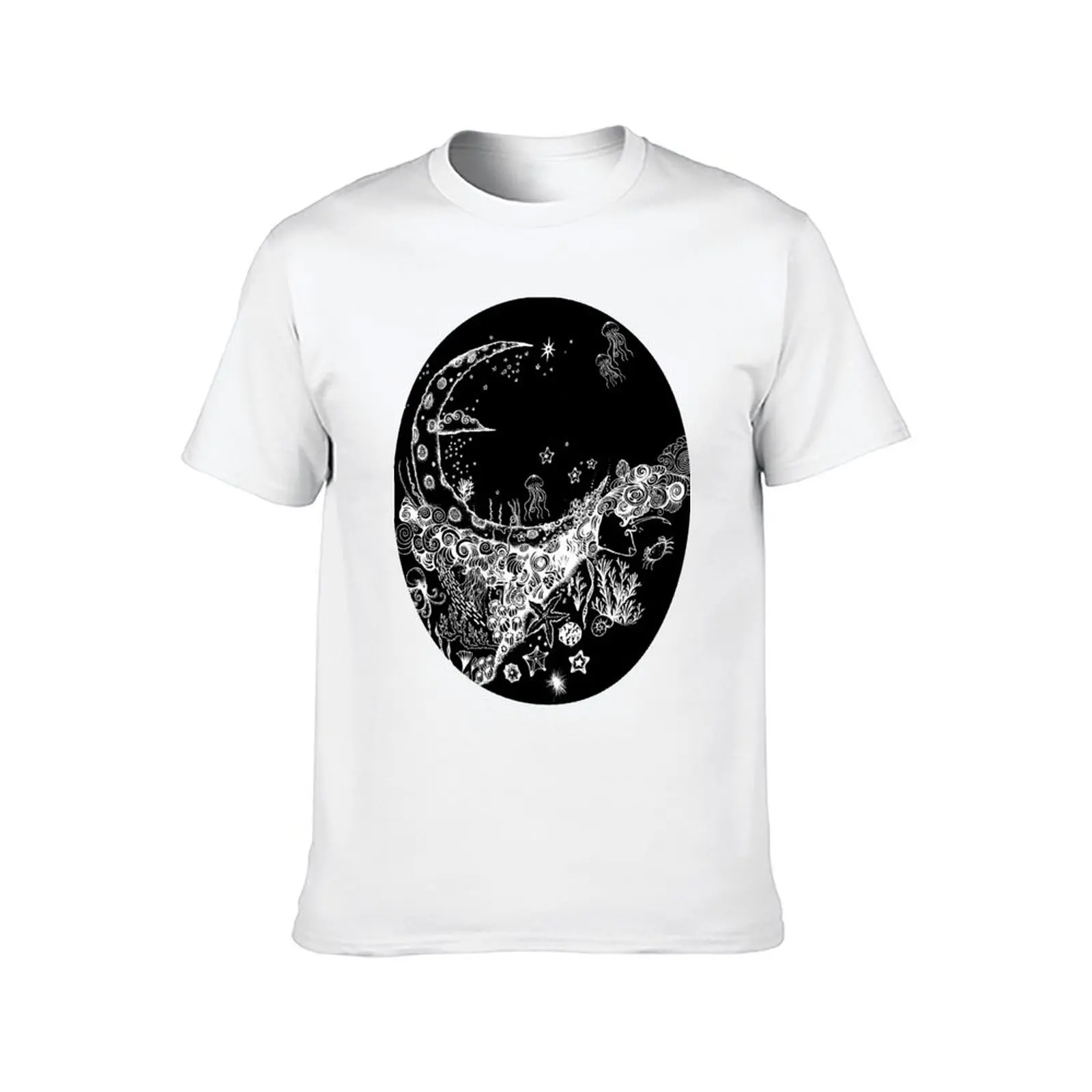Moon Swallowed By Sea T-Shirt t shirt for man t shirt man designer funny t shirts cotton T-Shirt #2