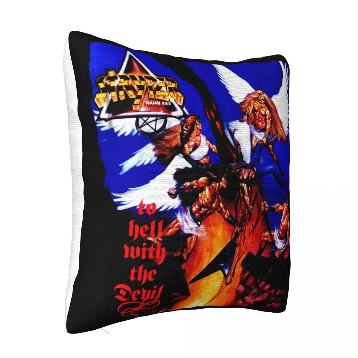 Stryper To Hell With The Devil Pillowcases Pillowcase 40X40 Anime Body Pillow Case Pillow Case Pillow Cover