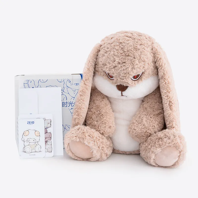 

Улучшенная плюшевая игрушка-кролик Диу Диу с длинными ушами, мягкая набивная игрушка-комфортер для детей и малышей, идеальный подарок на Новый год