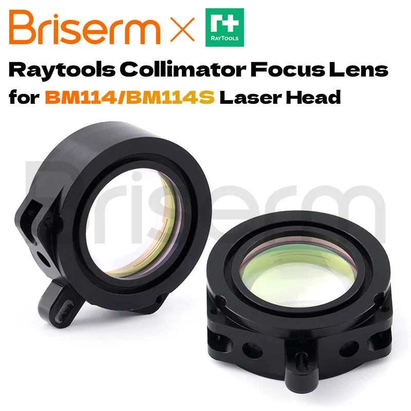 Raytools BM114 114S Fiber Laser Cutting Focus Collimator Lens D37 F100 F150 F200 D38.1 Fiber Laser Cutting Head Parts