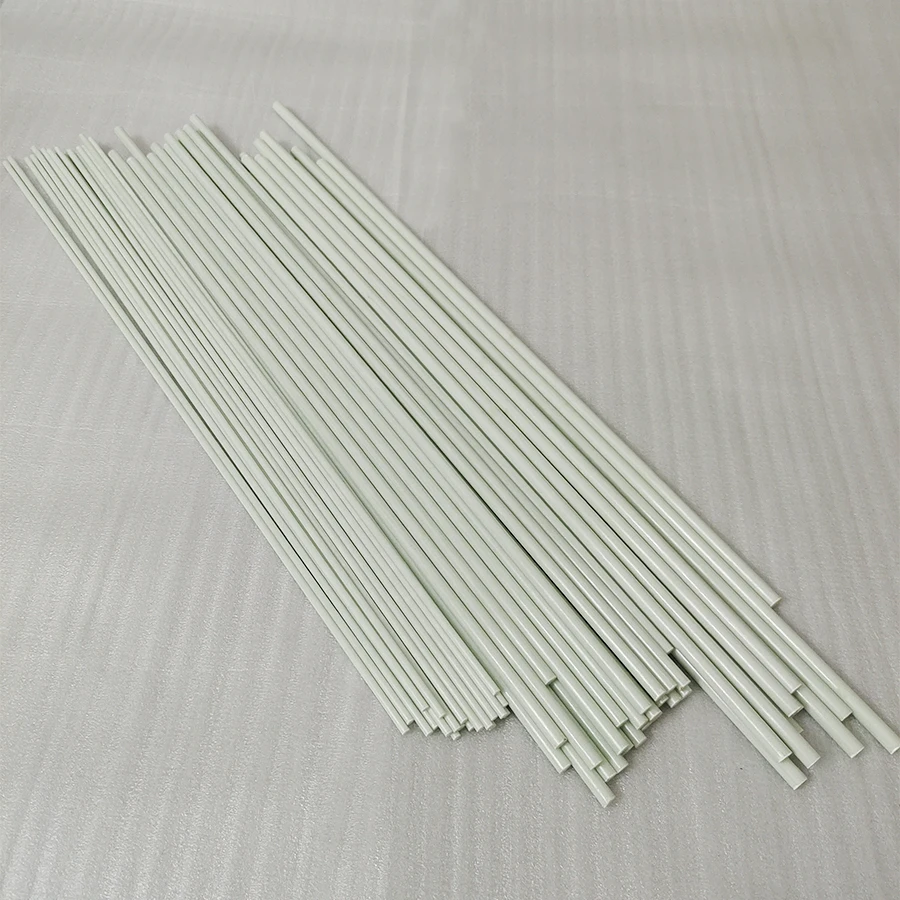 10PC Fiberglass Rod Diameters 0.8mm-13mm White Solid Glass Fiber Bars Arch UAV Tent Kite Bracket Length 1000mm