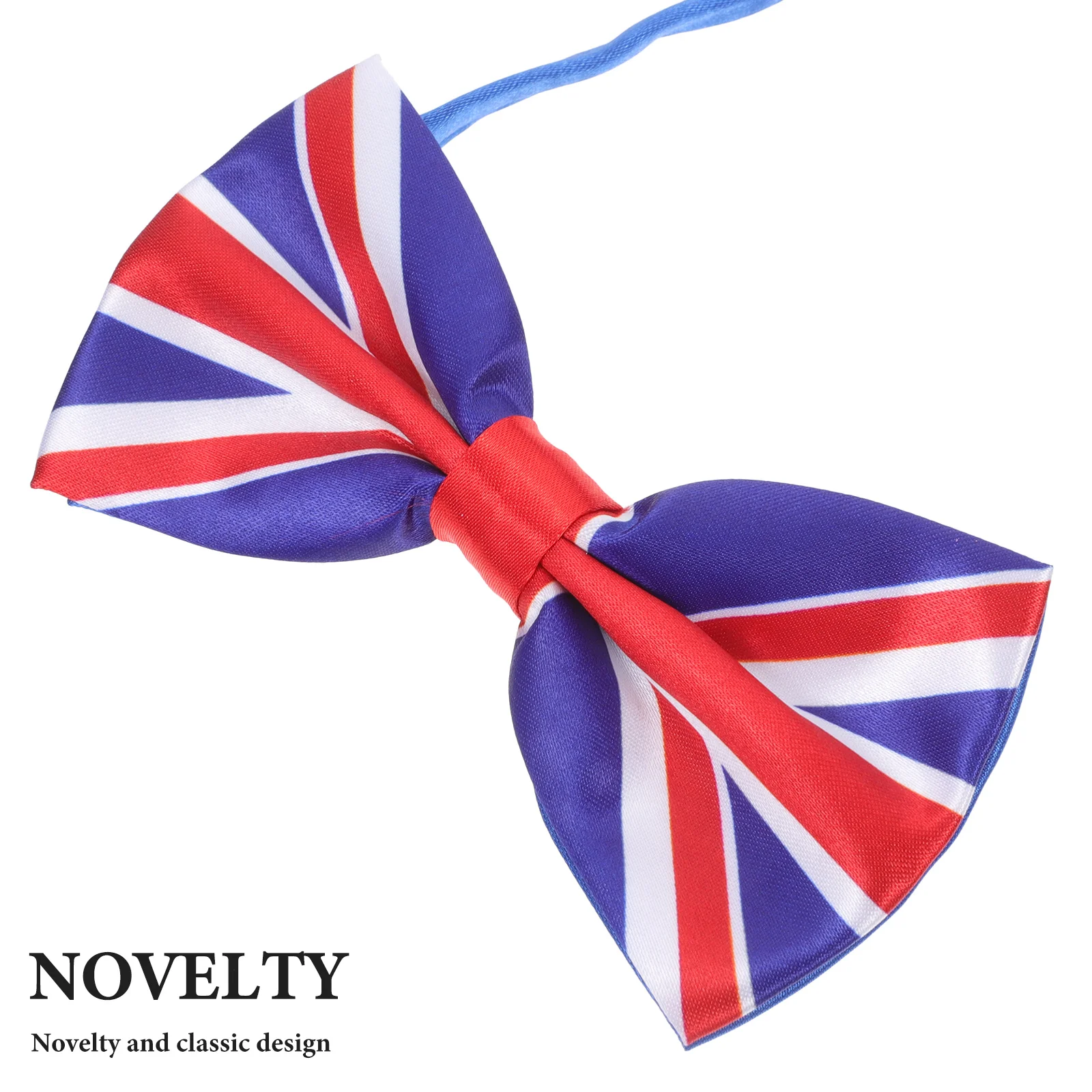 أزياء المملكة المتحدة العلم ربطة القوس فيونكة للرجال الوطنية المطبوعة Cravat كبير القوس عقدة دعوى ملحق الأعمال حزب برقبة هدية فكرة #4