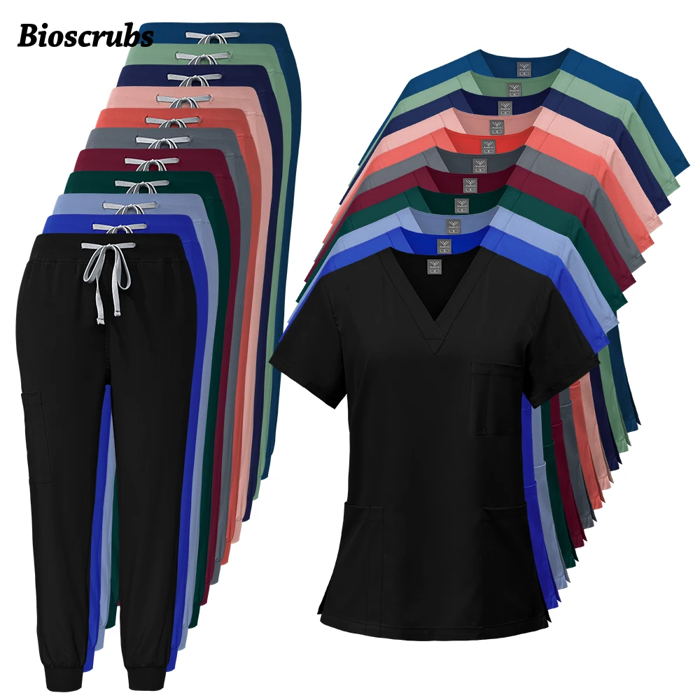 Krankenhaus Medizinische Peelings Uniform Frauen Klinische Chirurgie Arbeitskleidung Männer Peelings Set Schönheit Arbeit Kleidung Krankenschwester Zubehör Dental Anzug