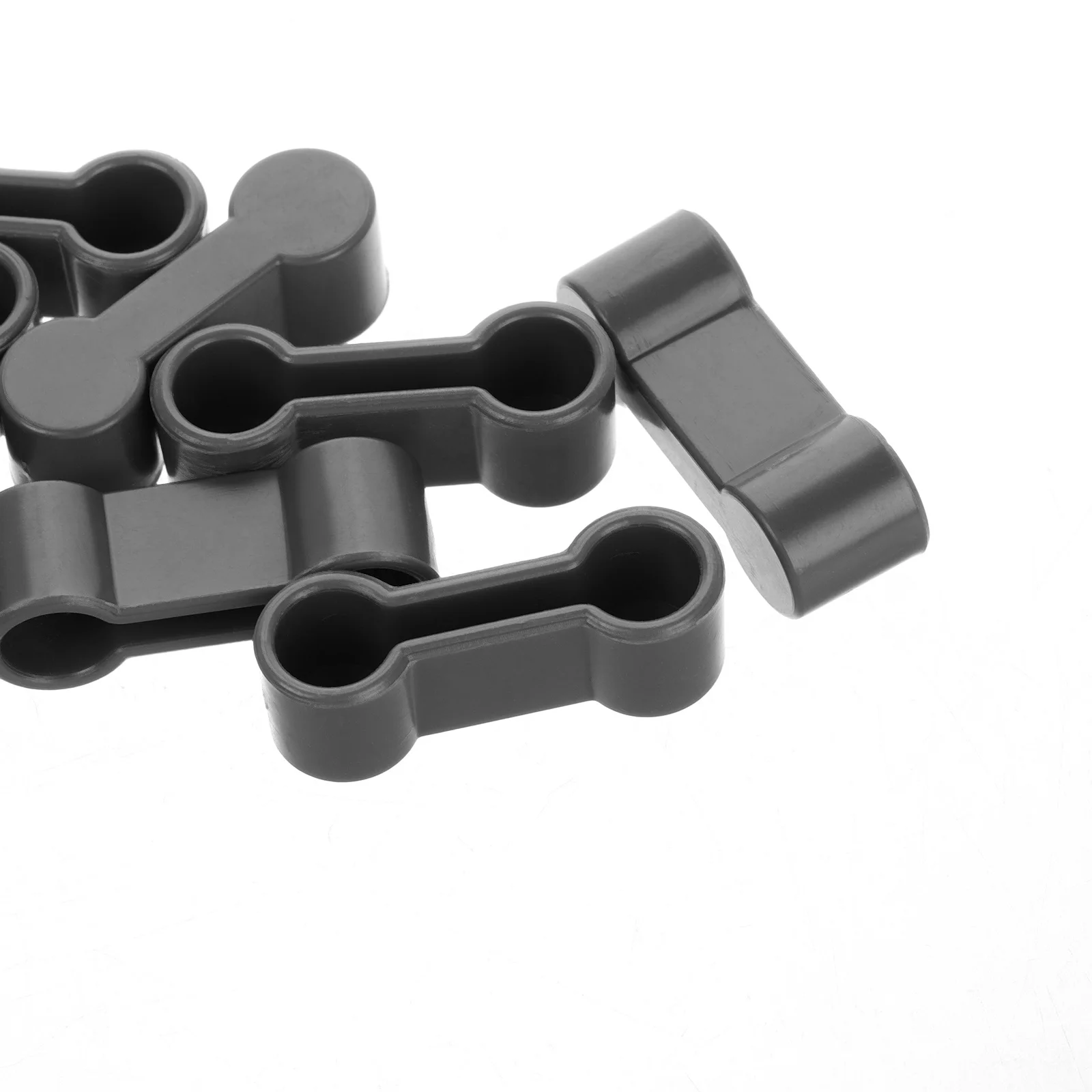 20Pcs Plastic Train Track Adapter Dog Bone Connector Rail Expansion Pieces Durable Track Connector Accessories