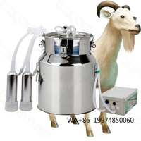 3L 5L 10L Vacuum Type Automatic Dairy Cows Goat Sheep Milk Machine Pulsation Portable Electric Cow Milking Machines