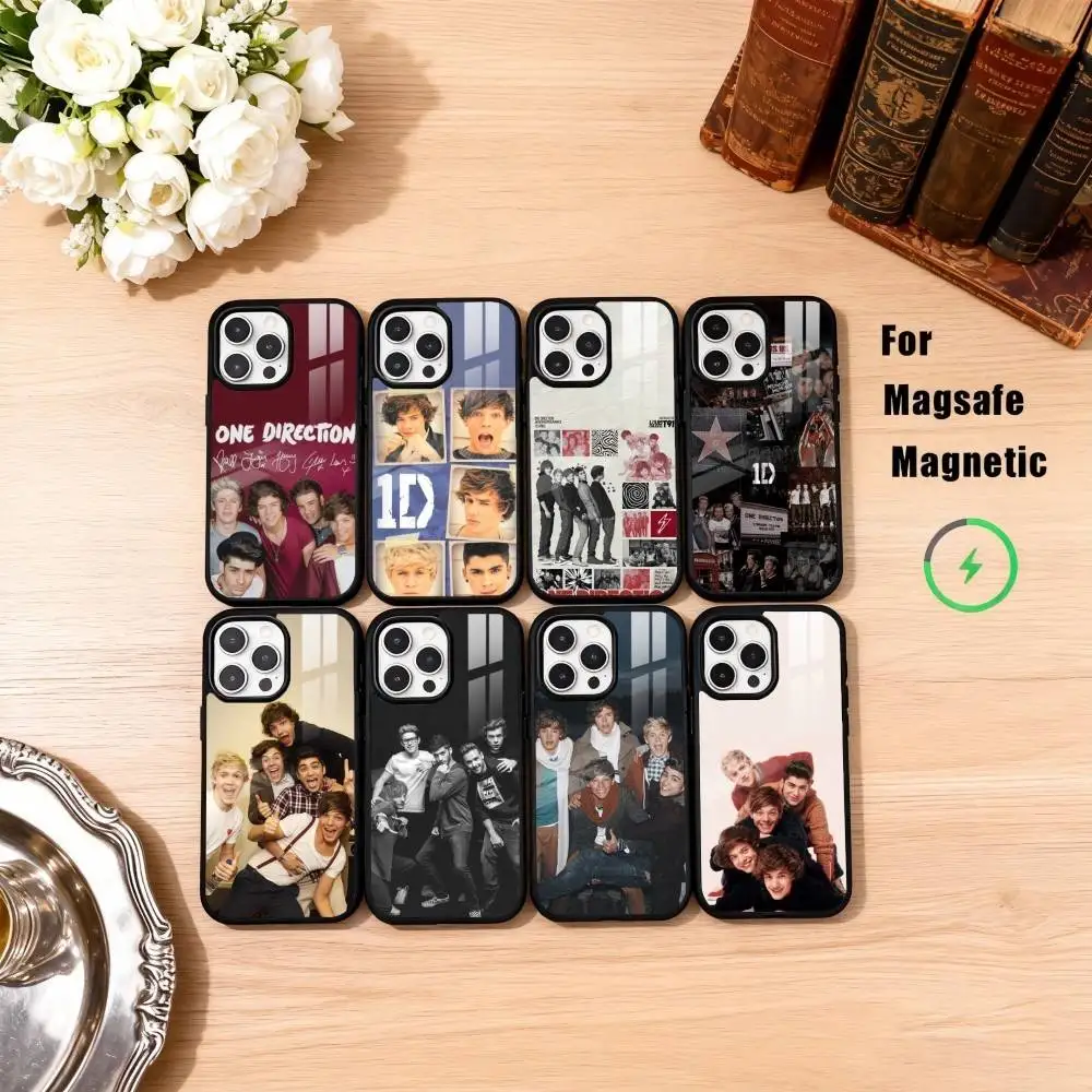 

Hot O-One D-Direction Band Phone Case For iPhone17,16,15,14,13,12,11 Plus,Pro Max Magnetic For Magsafe Wireless Charging