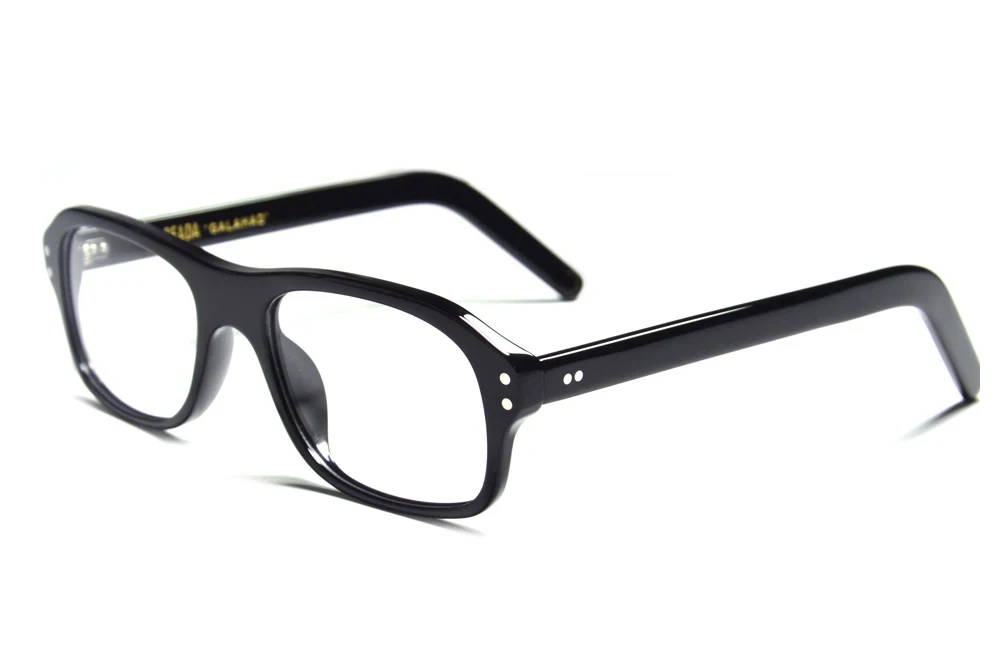 Kingmen Brillengestell für Männer Agent Eggsy Cosplay Brillenbrille Retro Rechteckige handgemachte Acetat verschreibungspflichtige Brille – Detail 3