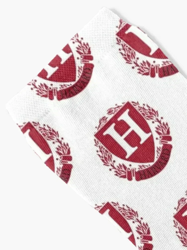 Harvard university Socks Novelties Run Christmas hockey Socks For Girls Men's