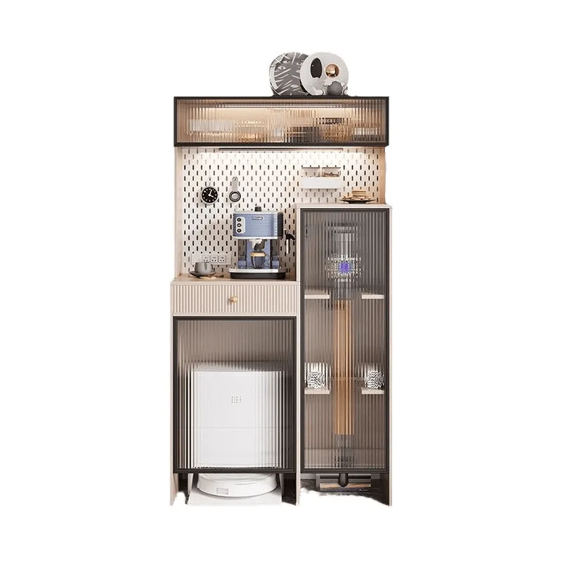 

Solid wood dining side integrated against the wall High Stone Keworth sweeping robot Storage cabinet