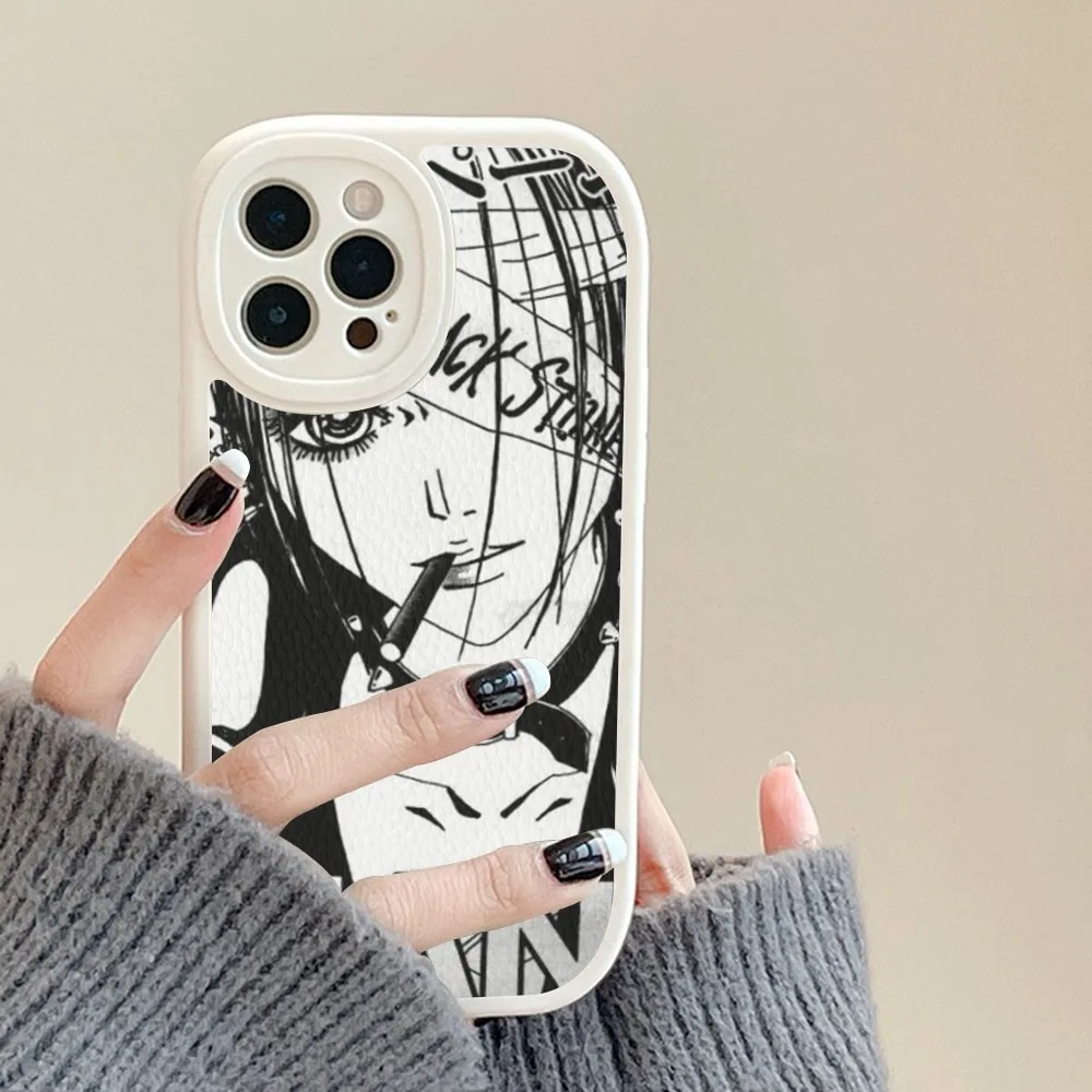 Nana Osaki Anime Phone Case Hard Leather For iPhone 14 13 12 Mini 11 14 Pro Max Xs X Xr 7 8 Plus Fundas