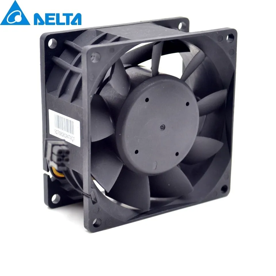 New 8CM 80mm high speed automotive supercharger conversion 3.3A 12v PFB0812DHE cooling fan violence 80 * 80 * 38mm for Delta