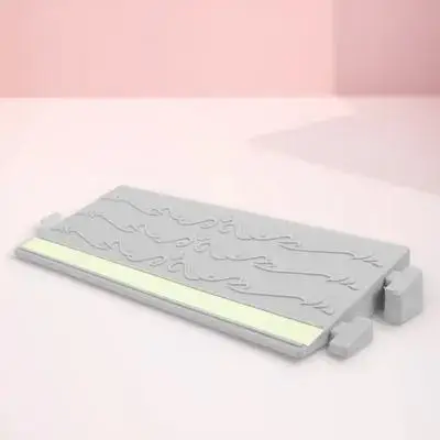 

Climbing Mat Black 25x4 5cm Plastic Threshold Ramp for Sweeping Threshold Ramp For Home Entrance Steps Door Slopes