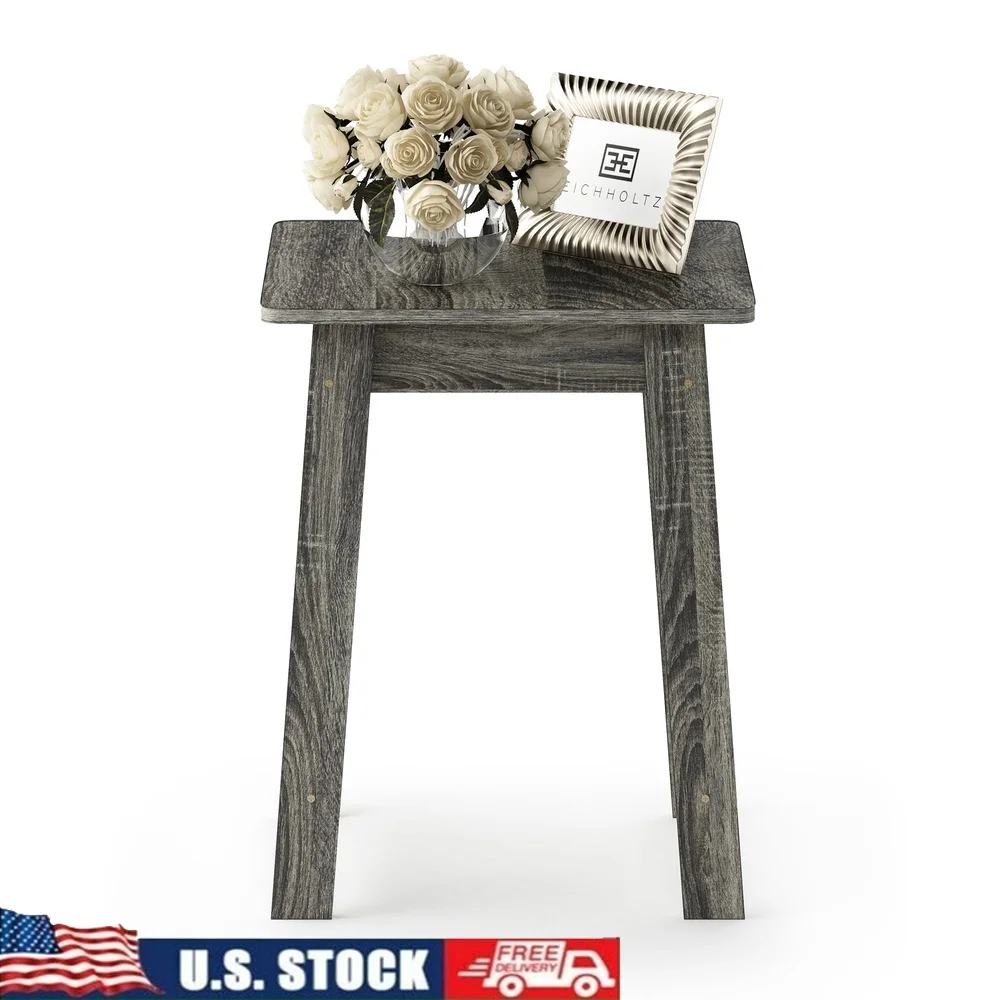 

Modern End Table with Storage Durable Particle Board Easy Assembly Indoor Use Multi Color Options Perfect Living Room