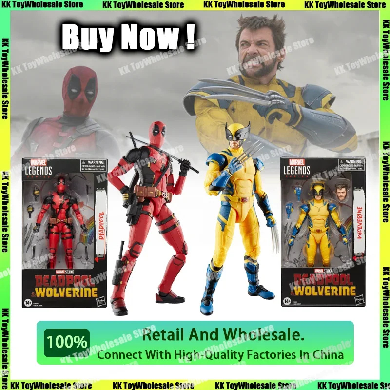 

Original Marvel Legends Deadpool Wolverine Model Deadpool 3 Serise Movie Anime Action Figure Statue Collectable Gifts Kids Toys