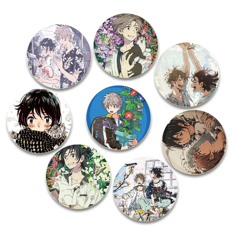 32/44/58mm Seaside Stranger Cartoon Badge Round DIY Creative Brooches Anime Button Pins for Backpack Jewelry Accessories Gifts