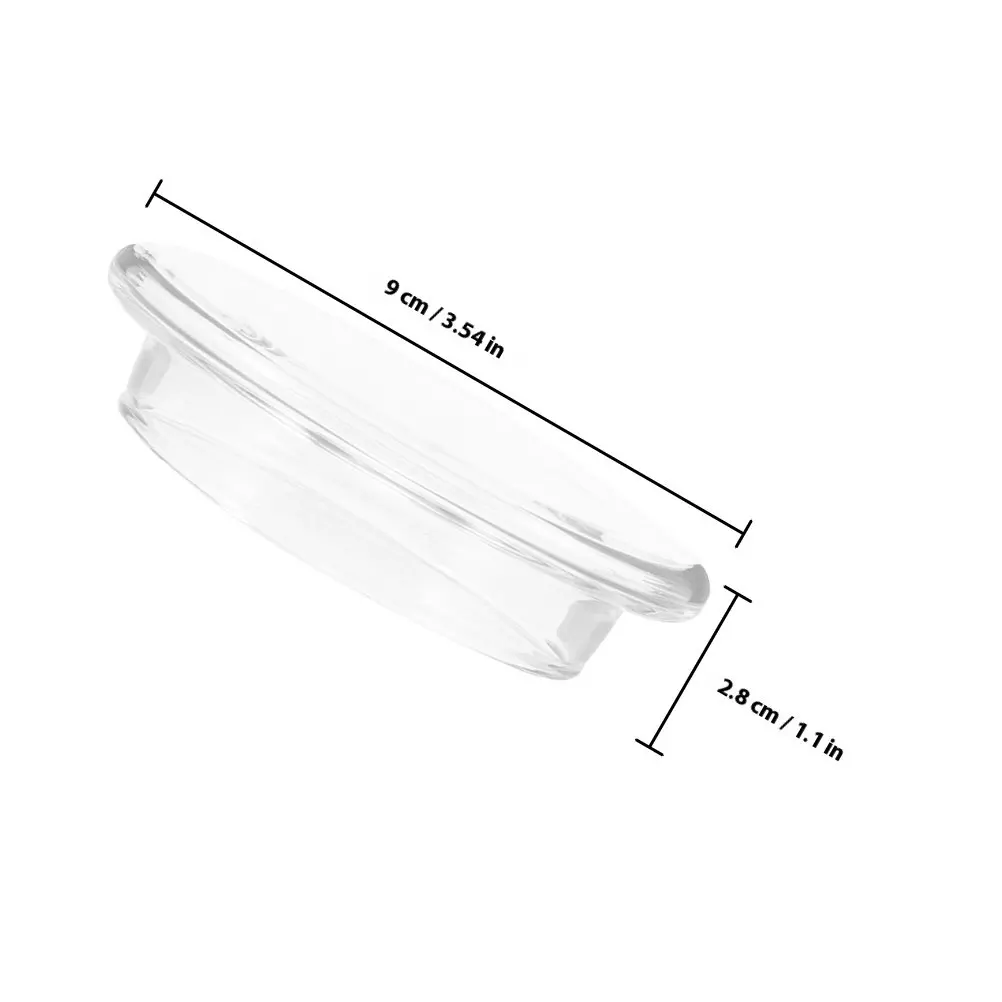 2Pcs Tea Kettle Glass Lids Replacement Clear Heat Resistant Covers Easy Install Protective Water Pitcher Lid for Brewing
