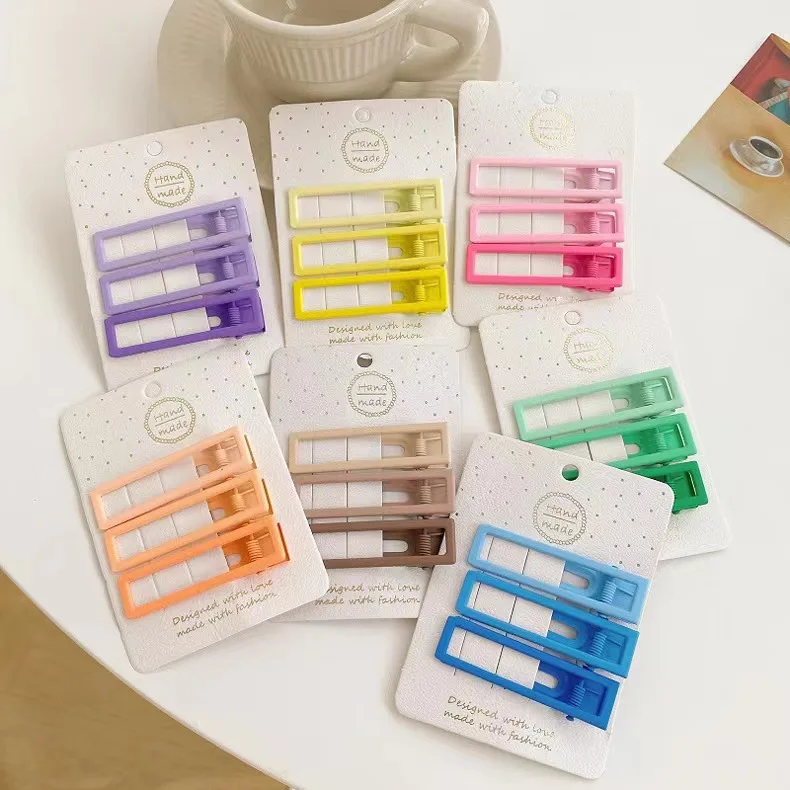 

6 шт., заколки для волос кофейного цвета