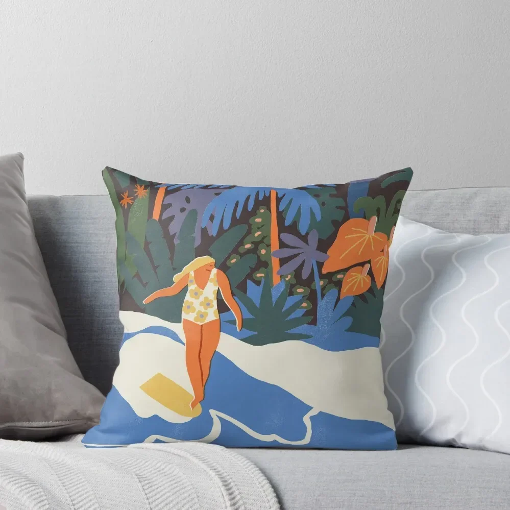 

Blue Hawaii Throw Pillow Pillow Case Christmas Pillows Decorative Cushion Cover Luxury Sofa Cushions pillow