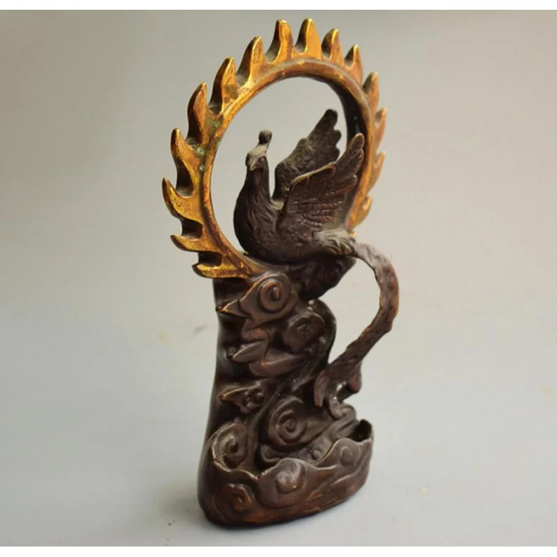 Copper Statue direct deal Copper is a treasure, dragon and Phoenix are fragrant, and copper is fragrant Wholesale of handicrafts