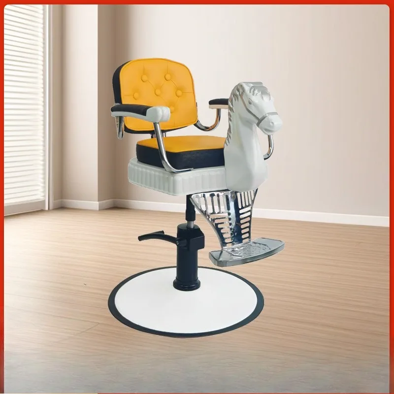 Cutting Chair Children's Barber Chair Hair Salon Baby Chair Hair Salon Cartoon Rotatable