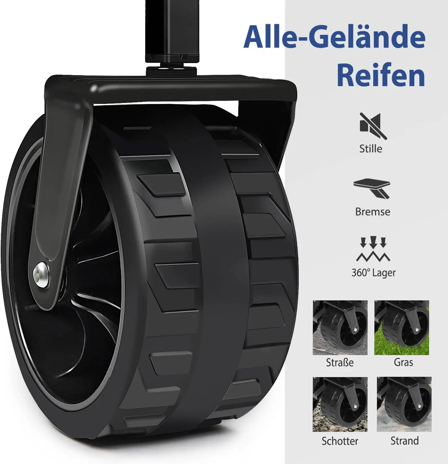 عربة يدوية قابلة للطي 200 كجم، عربة يد قابلة للطي بإطارات واسعة، عربة نقل عربة يدوية قابلة للطي لجميع التضاريس مع فرامل قضيب تلسكوبي