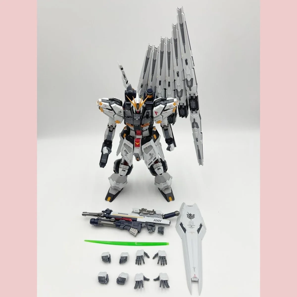 VT V-TIGER MG RX-93 V مقاتلة عمل الشكل 1/100 مقياس GK نمط التجمع أطقم منمذجة U.C.0093 أنيمي الشكل ديكور هدية عيد ميلاد
