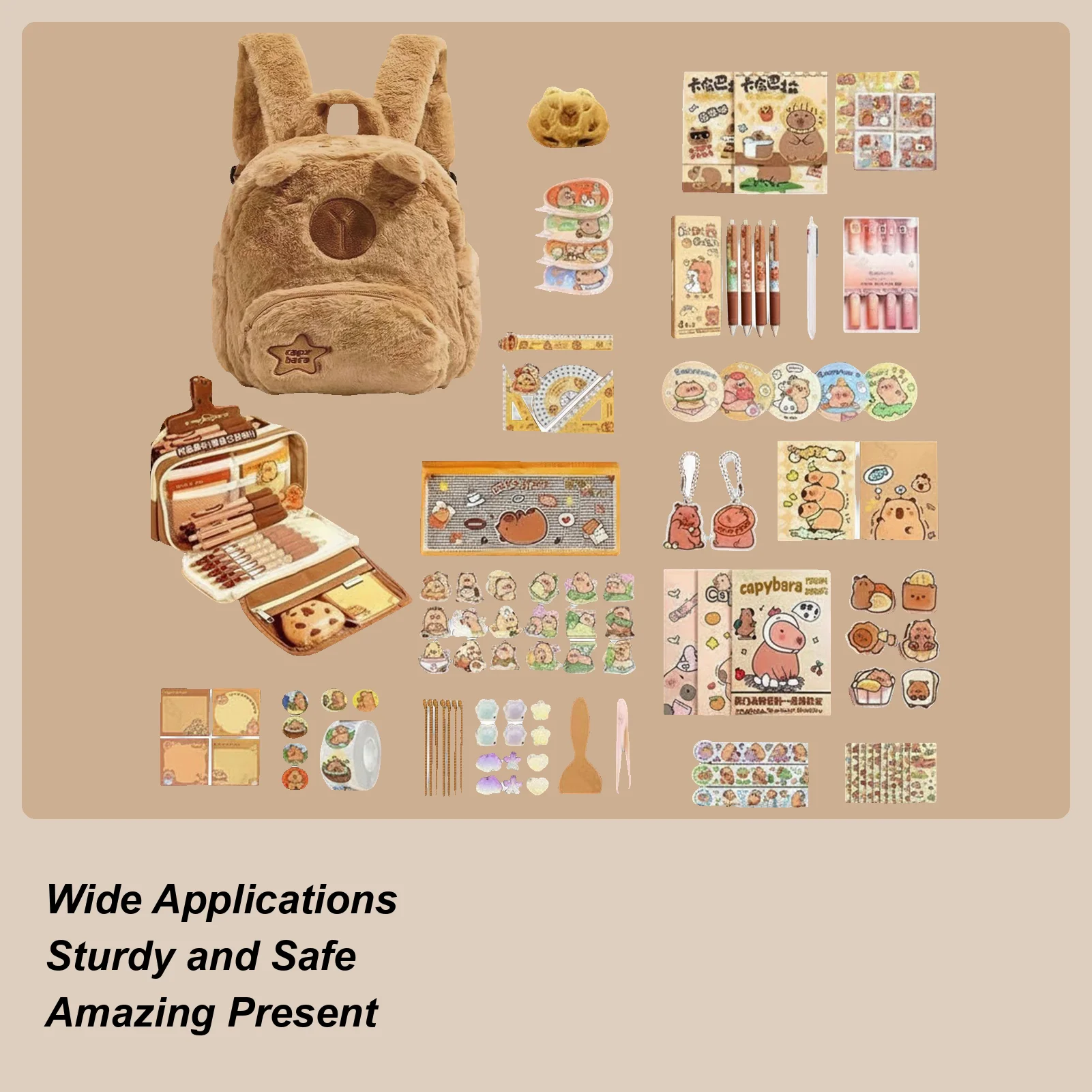 set-di-cancelleria-capybara-materiale-scolastico-per-adulti-carino-astuccio-di-grande-capacita-per-studenti-collezionisti-studio-journaling-lavoro-a-casa