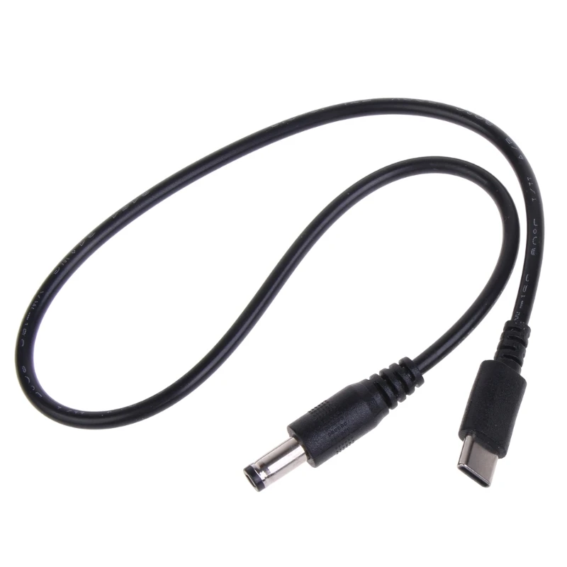 USB Power Line UsbC TypeC to DC9/12/15/20V Converter Adapter Cable TypeC DC5.5x2.1mmPlug for WiFi Router Speaker