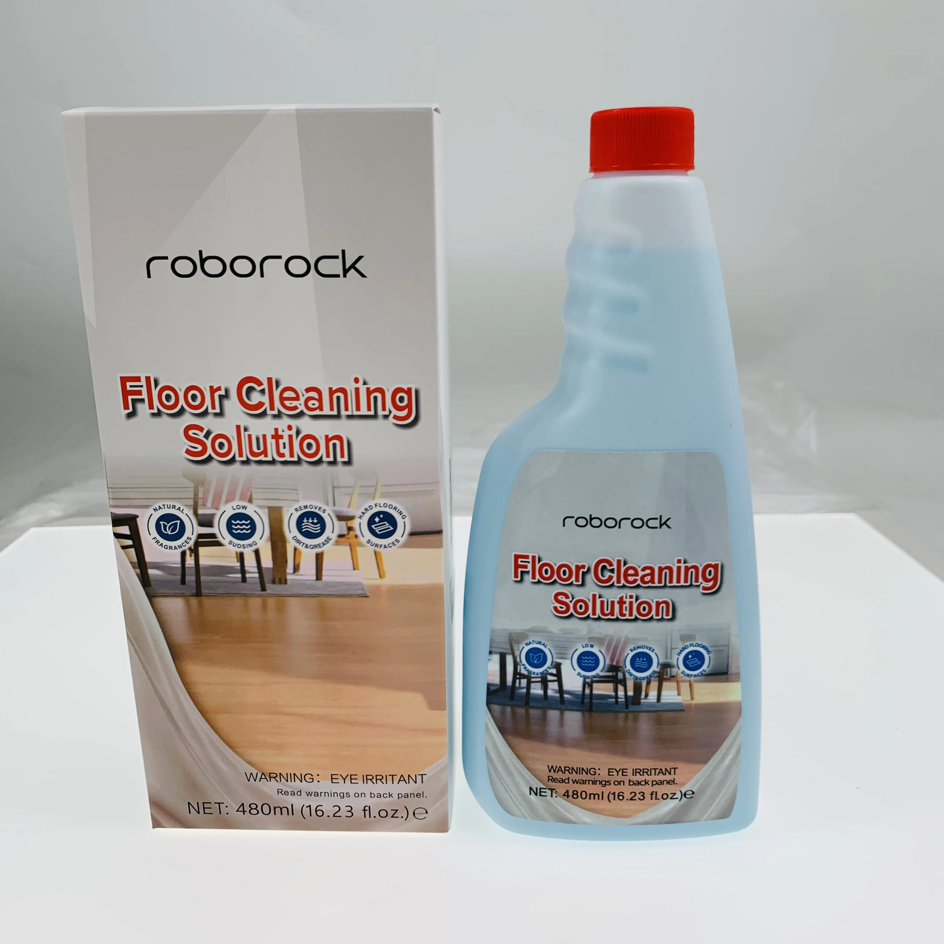 480ML Floor Cleaning Solution for Roborock S8 Pro Ultra/S7 MaxV Ultra/Dyad/S7 Vacuum Cleaner Parts Robot Mops Antibacterial OMO