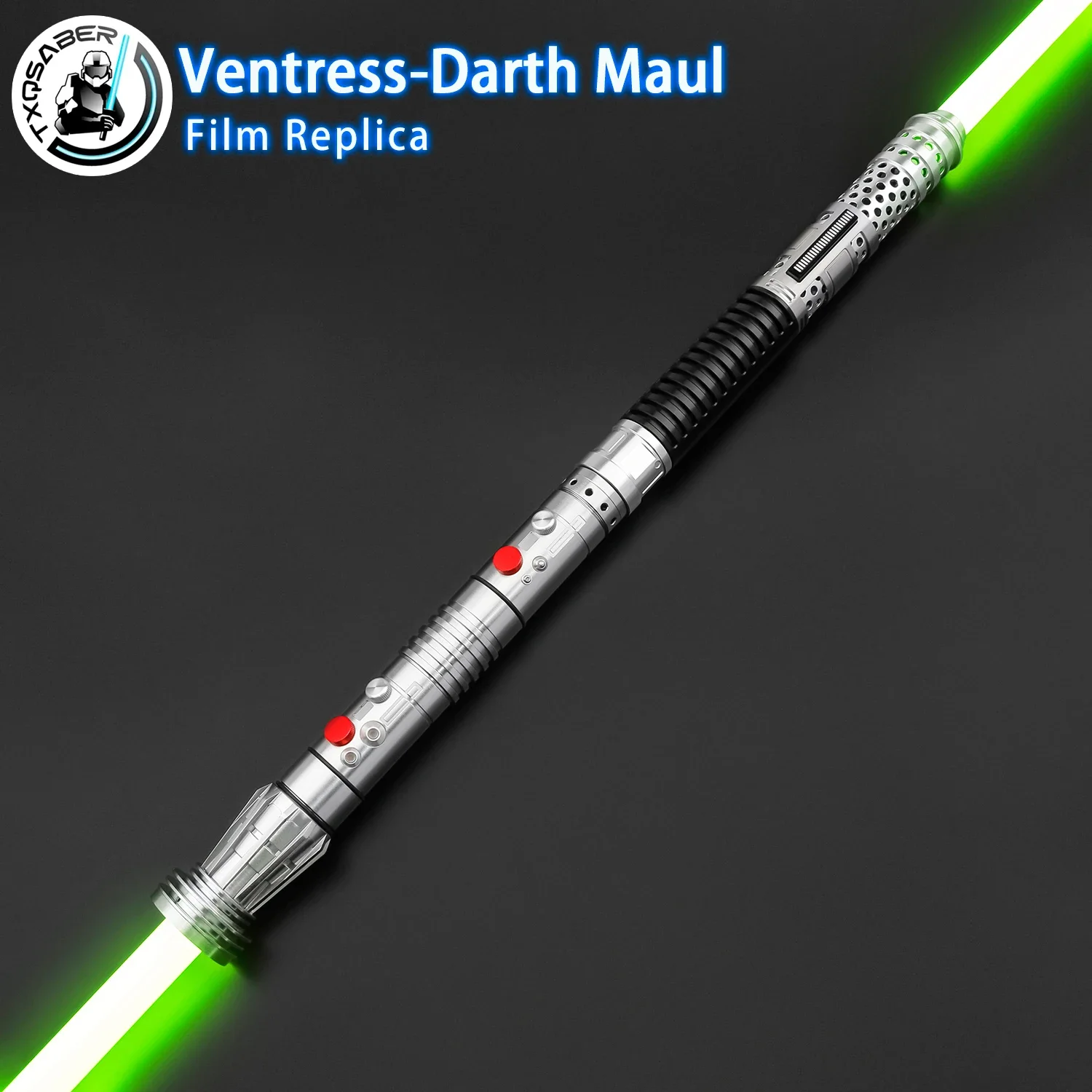 

TXQSABER Ventress's Darth Maul Replica Lightsaber Metal Hilt Heavy Dueling Proffie 2.2 Light Sword SNV4 Pixel Laser Cosplay Gift