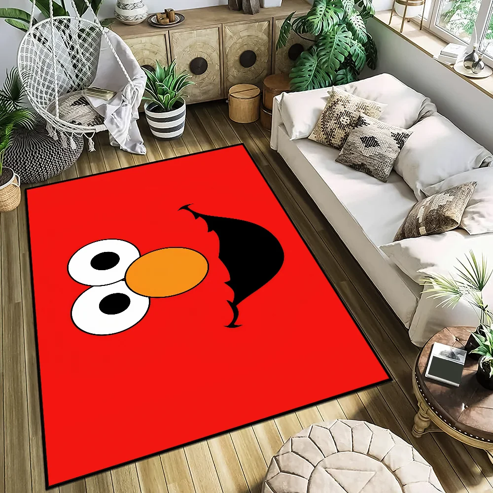 small carpet Rug Home Decor Bedroom funny S-SesameS Mat Hallway Balcony tv face cartoon Entrance Doormat S-StreetS Decoration