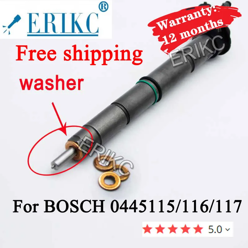 

ERIKC F00VP01004 Automotive Piezo injector Nozzle Copper Washer Repair Shim FOR BOSCH PIEZO 0445115 / 116 / 117 Injection