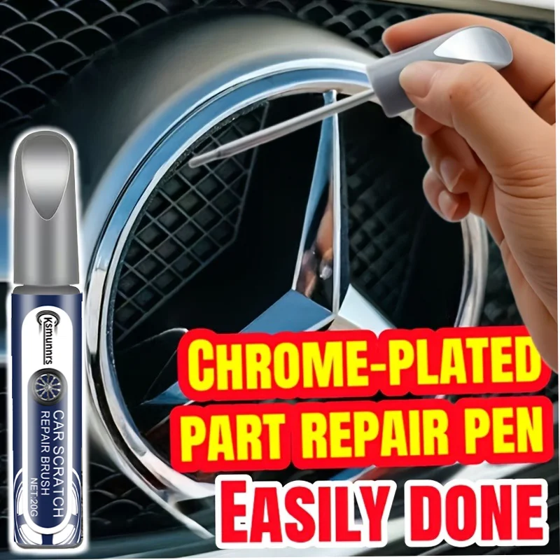 Chrome Repair Pen, Easy Operation, Restores Like New in SecondsFor surface scratch repair on car chrome parts, wheel hubs, emble view 3