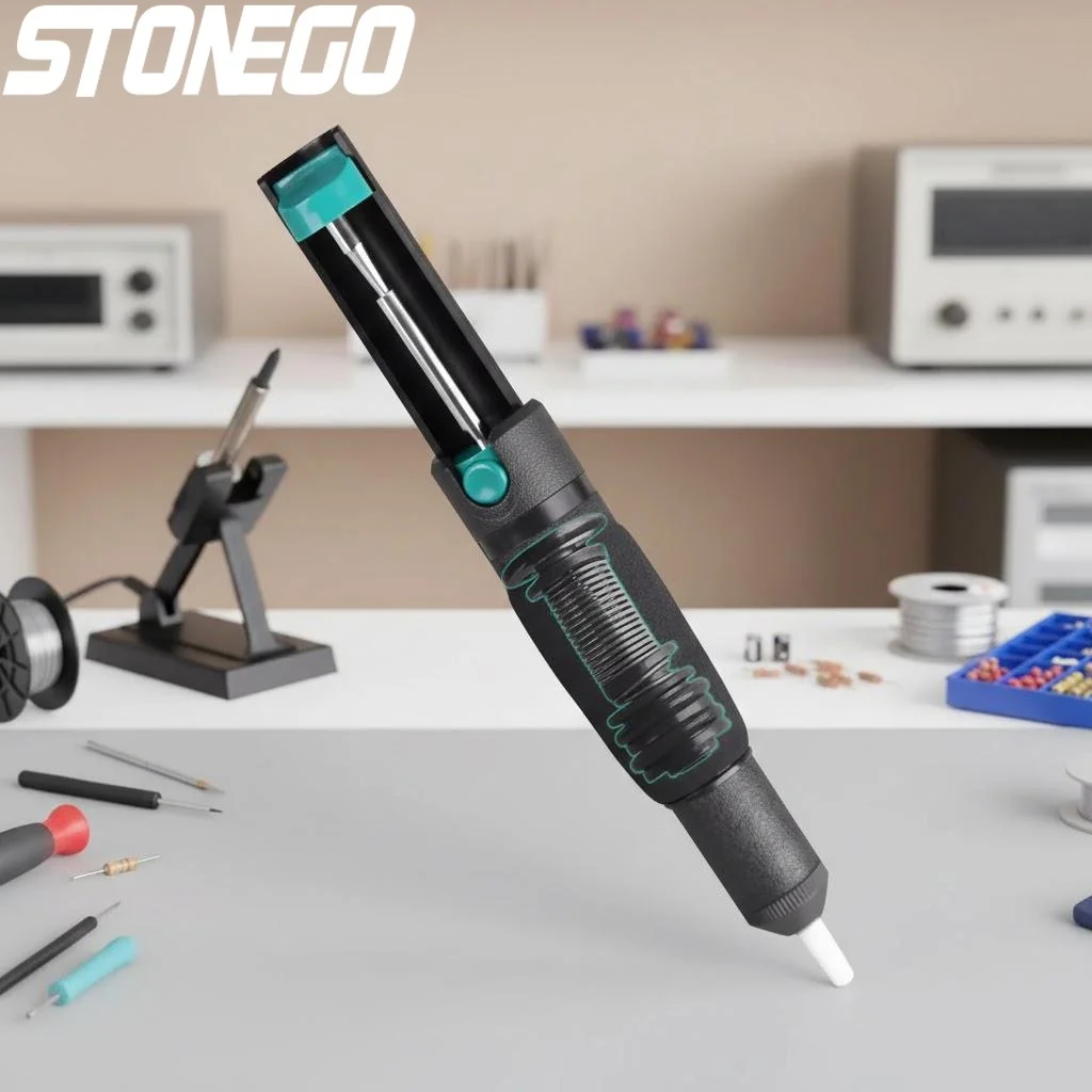 Tin Suction Device Electric Soldering Iron Set Tool Companion Manual Suction Gun High Efficiency Desoldering Pump