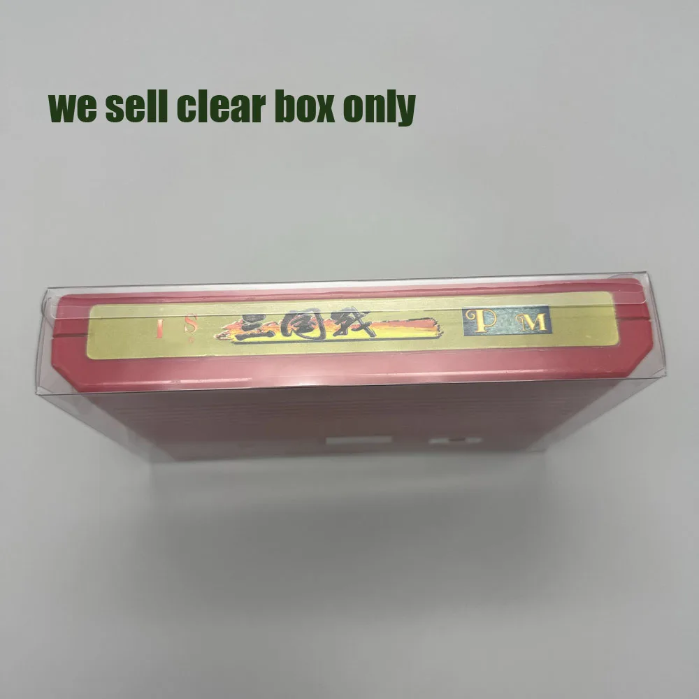 Newly arrived Transparent PET Display box Storage Case for IGS game card storage protective box