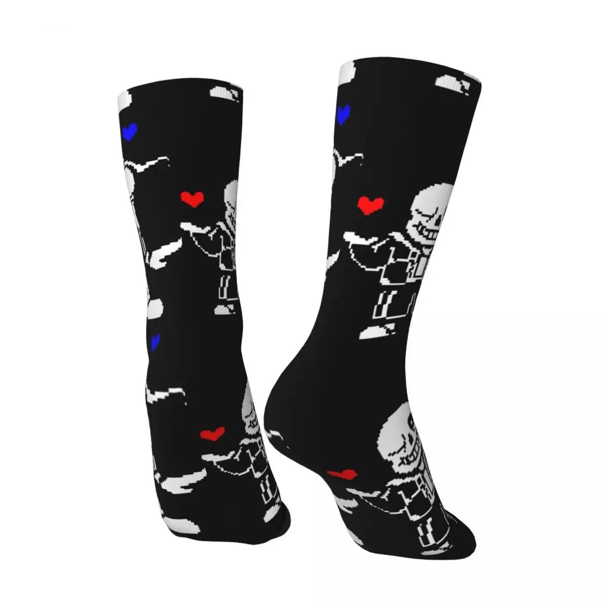 Hip Hop Vintage Sins Papyrus Crazy Men's Compression Socks Unisex Undertale Harajuku Seamless Printed Funny Happy Crew Sock