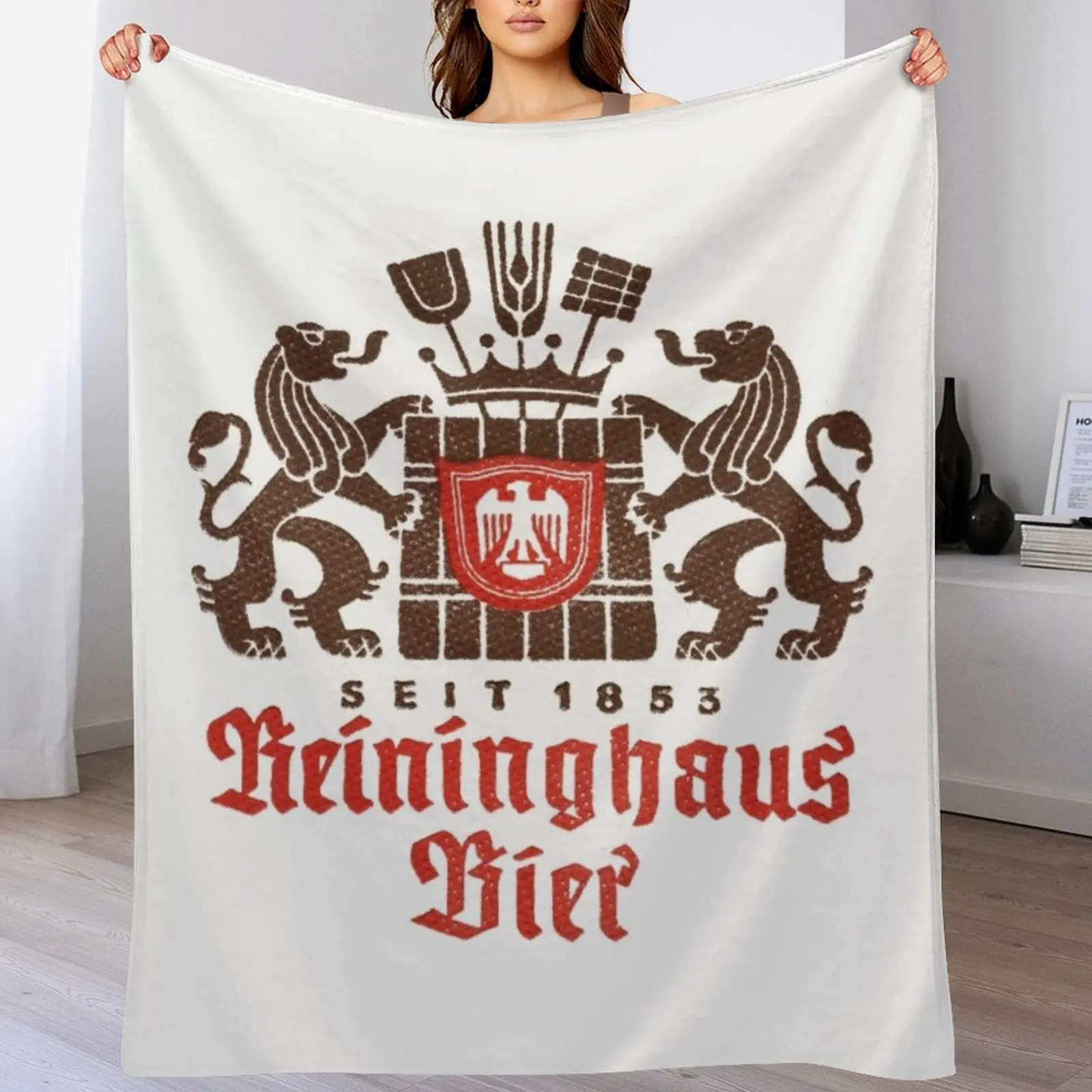 Reininghaus Bier Throw Blanket Heavy For Decorative Sofa Blankets