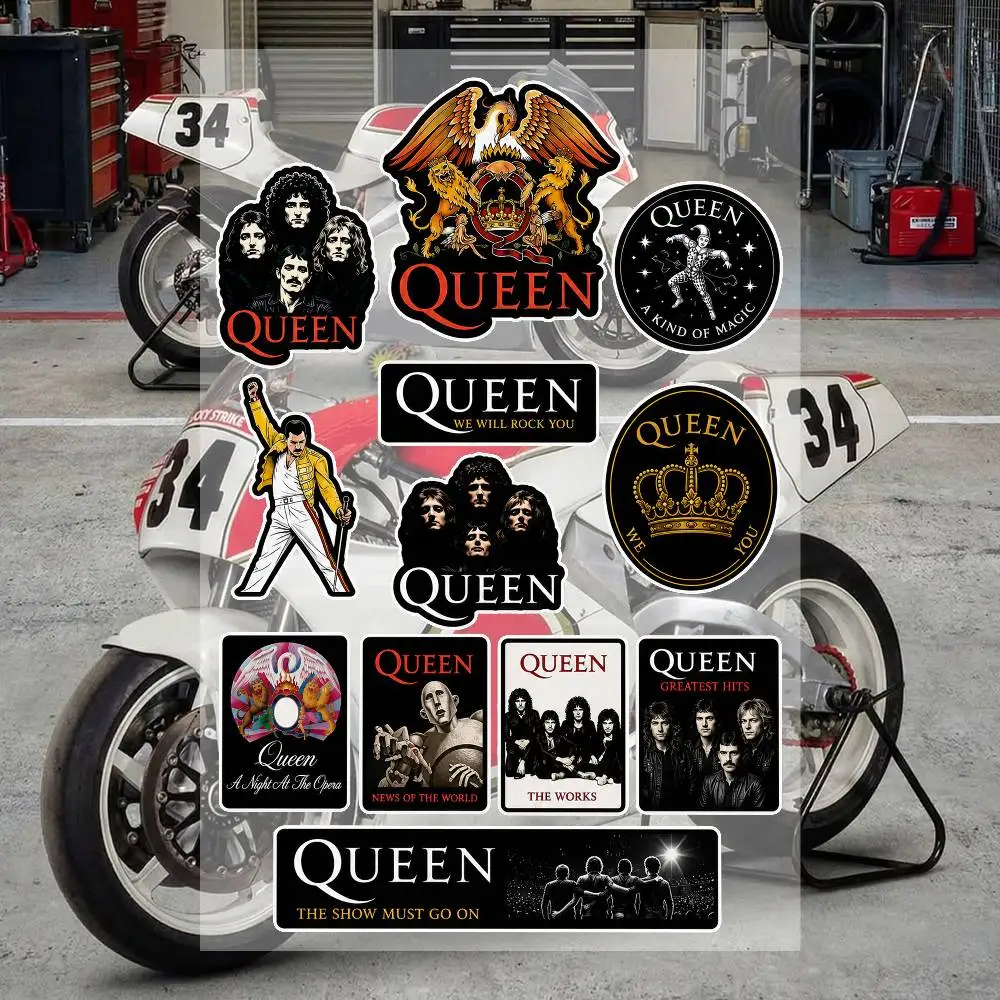 Q-Queen Aufkleber, wasserfeste Vinyl-Aufkleber für Motorräder, Autos, Fahrräder, Skateboards, Laptop, Wasserflasche, Handyhülle
