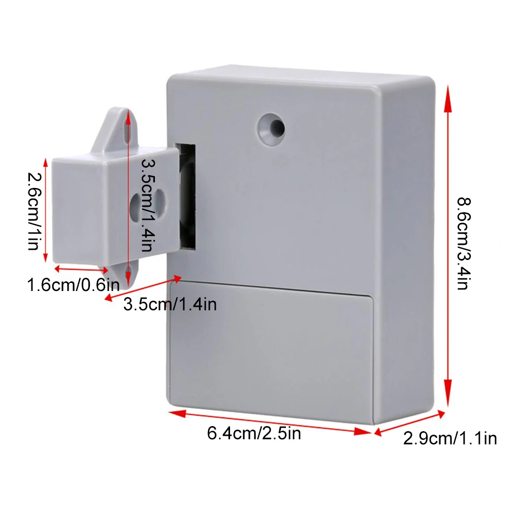 Cerradura Digital Invisible RFID para armario, cerradura de puerta inteligente con Sensor de tarjeta IC oculta, cajón, armario, cerradura de puerta