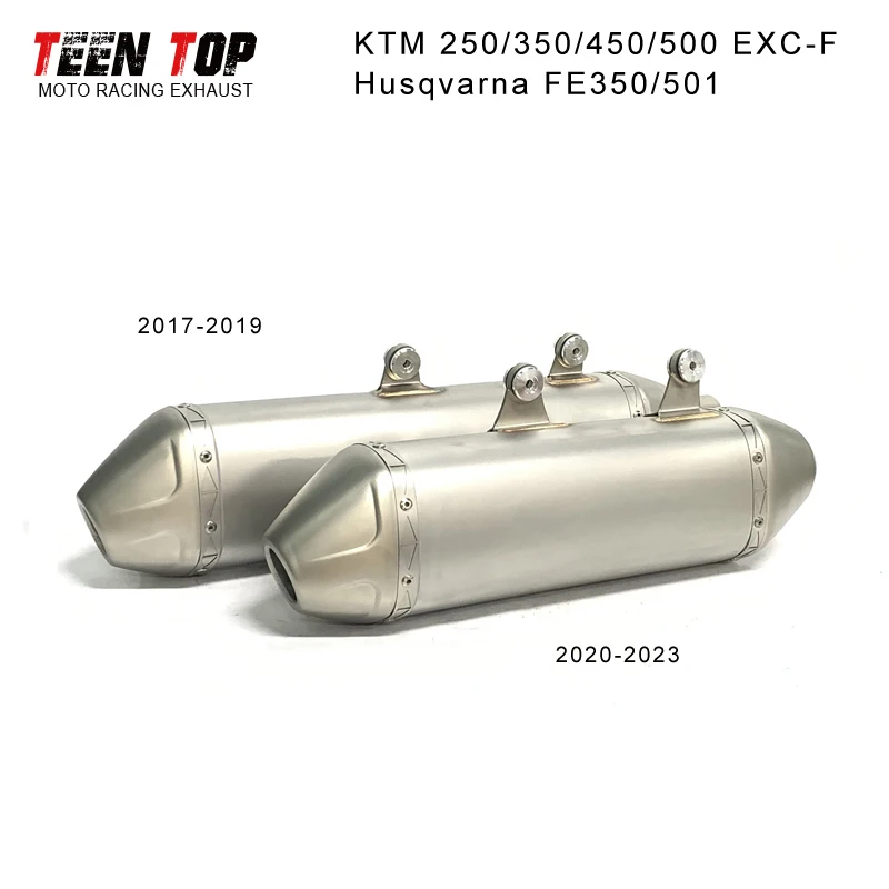 Motorcycle Exhaust Muffler For KTM 250EXC-F 350EXC-F 450EXC-F 500 EXC-F Offroad Bike Silencer Muffler For Husqvarna FE350 FE501