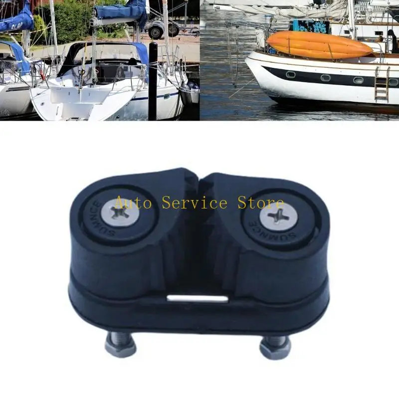462A Bearing Cams Cleat Pulley Rope Clamp Sailing Inflatable Boat Kayak Cams Cleats Rowing Fast Entry Cleats