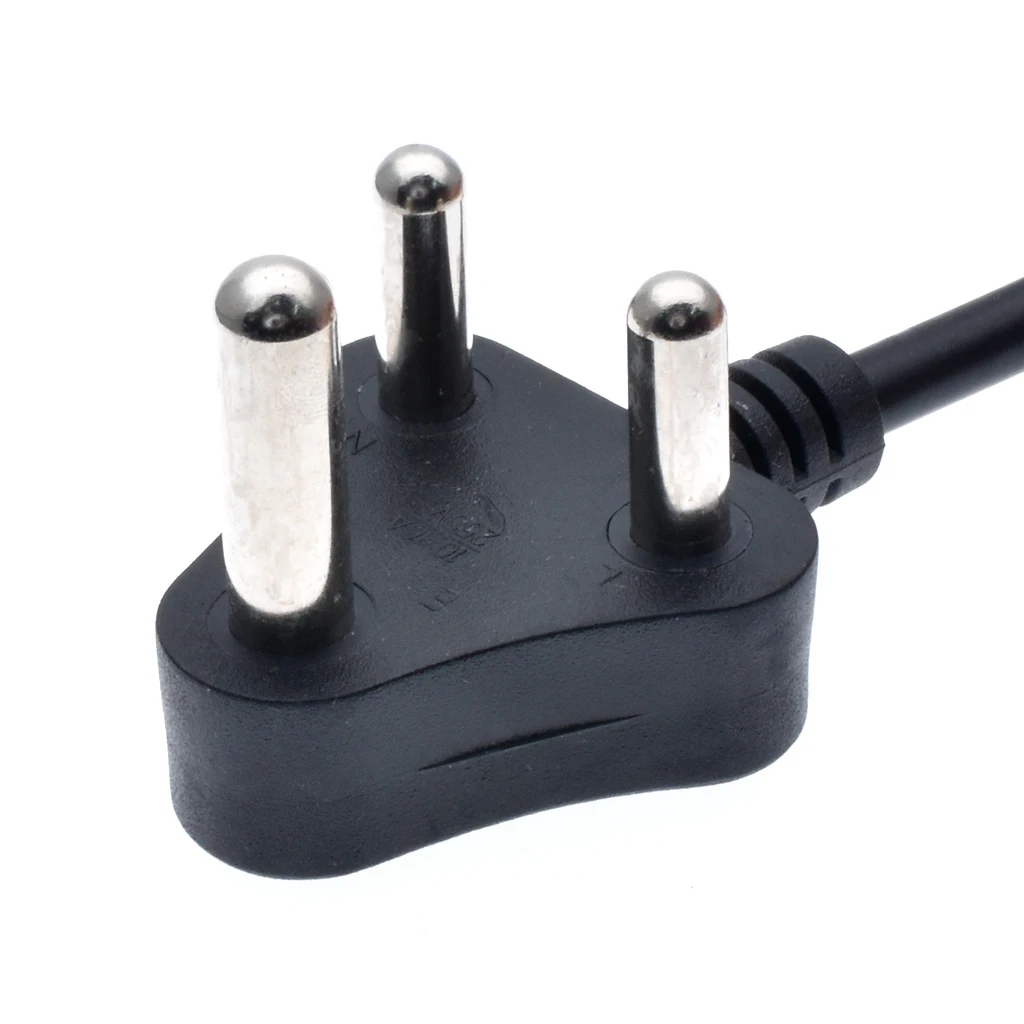 India Standard Power cord, Type D Adapter Plug to IEC320 C13 Kettle Power Supply Cables,ISI Power Cable,110~250VAC 10~15A 1.5m