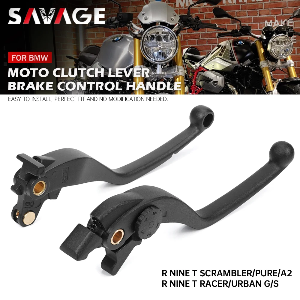 Front Brake Lever Clutch Lever For BMW R nine T Scrambler/Pure/Racer/Urban G/S R nineT 2015-2023 Motorcycle Control Handles R9T