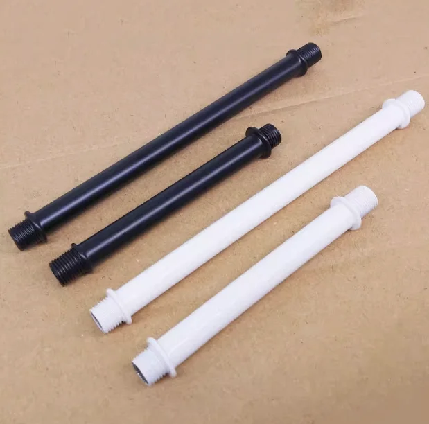 

12pcs/lot M10 x 2 Tooth Tube Black and white color for DIY Furniture/Lighting Projects