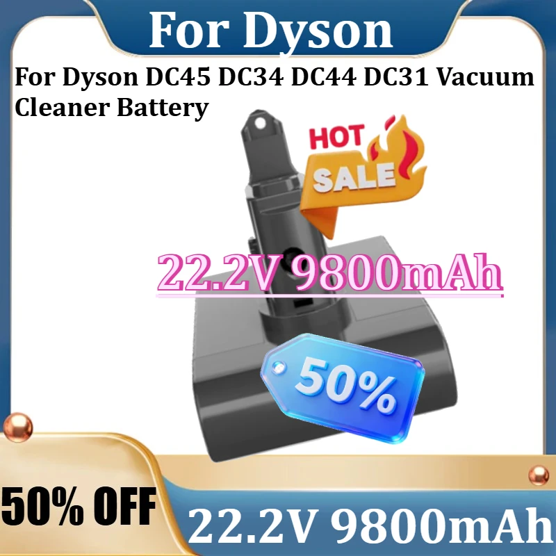 

For Dyson DC45 DC34 DC44 DC31 Vacuum Cleaner Battery New 22.2V 9800mAh Vacuum Cleaner Rechargeable Battery