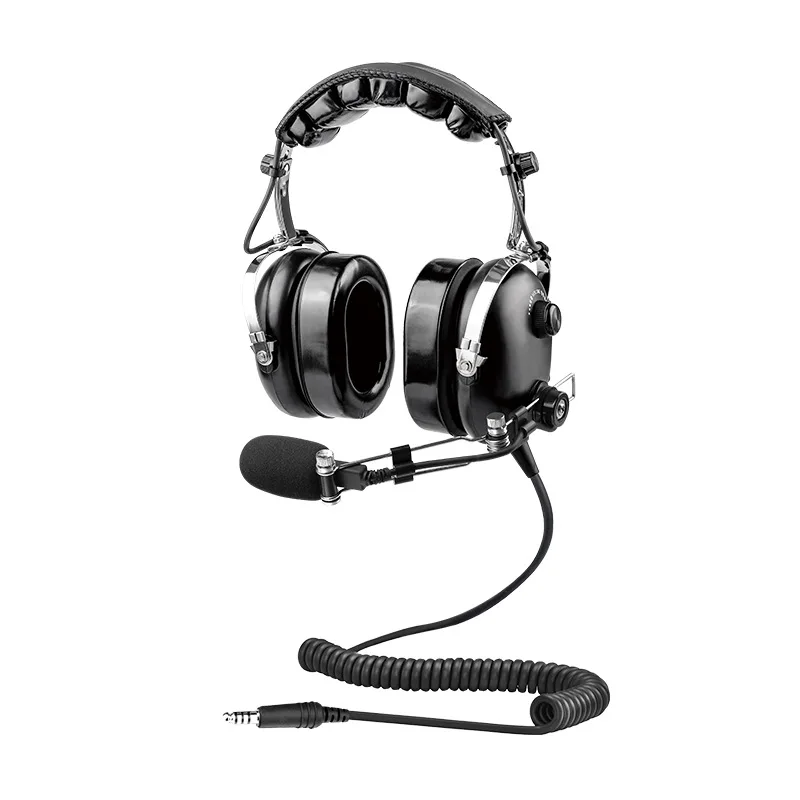 Factory Direct Sales Pilot Helicopter U174 Aviation Headset Robinson Bell Special Headset Noise Cancellation Headset